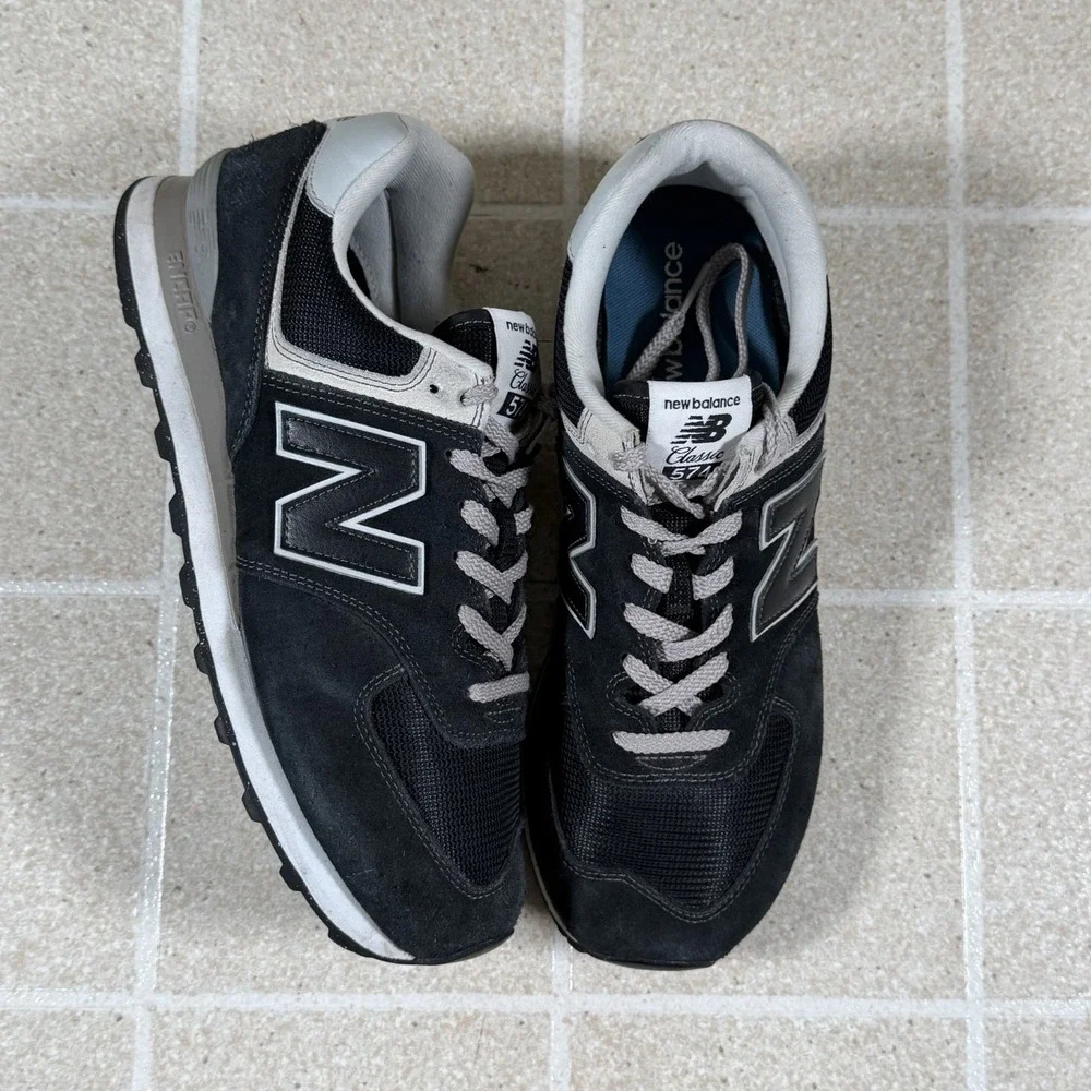 New Balance Classic ML574EVB Men's Athletic Running Shoes Size 10.5 2E Blue - Picture 10 of 16